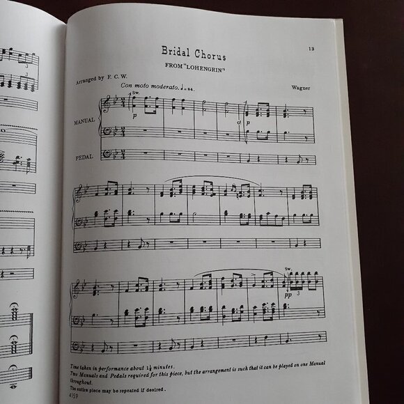 Kalmus Wedding Music for the Organ Book - Picture 5 of 7